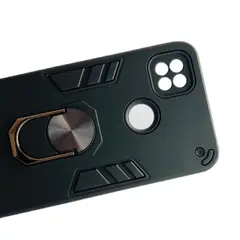 GENERICO - Carcasa Para Xiaomi Redmi 10a Anti Golpes Anillo Negro
