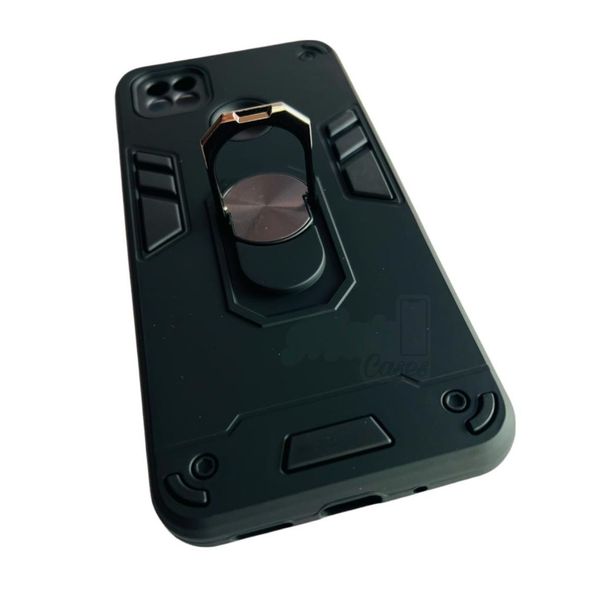 GENERICO - Carcasa Para Xiaomi Redmi 10a Anti Golpes Anillo Negro