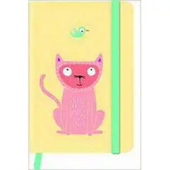 ANTARTICA LIBROS - Libreta Ecologica Larsen Funny Cats Green Journal (Pequeña