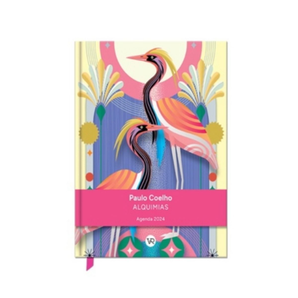ANTARTICA LIBROS - Agenda 2024 Paulo Coelho Alquimias (Flamenco)