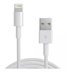 GENERICO - Cable De Carga Para iPhone 6-7-8-x Lightning 2 MTS C Rapida