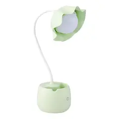HOMESTAR - Lámpara de Escritorio en Forma Flor Verde