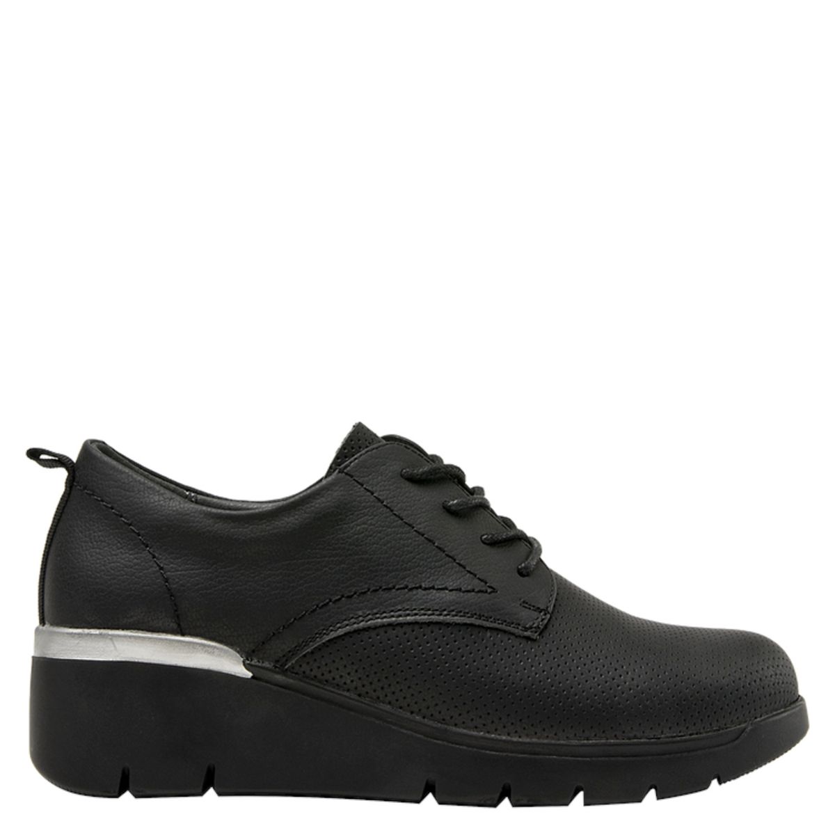 BRUNO ROSSI - Zapatilla Casual Mujer Negro Bruno Rossi