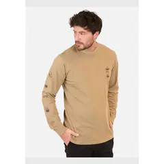 MAUI AND SONS - Polera ML Surf Co Hombre Khaki