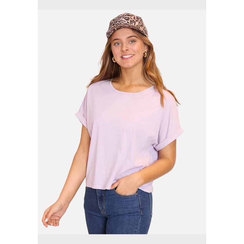 MAUI AND SONS - Polera MC Logan Morado Mujer Maui And Sons