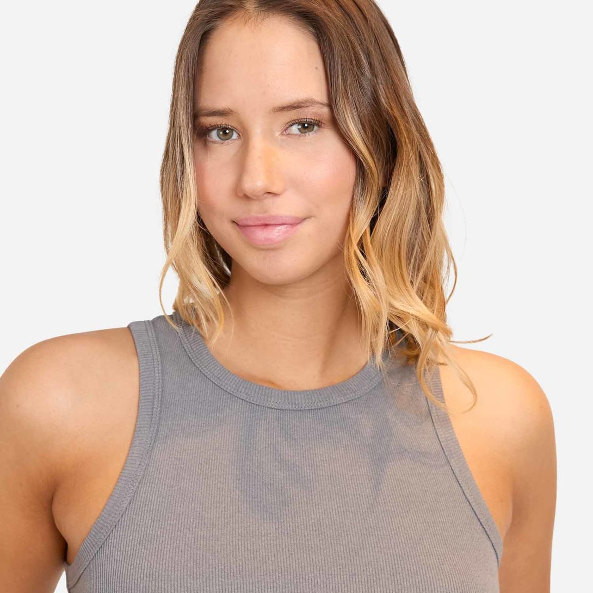 MAUI AND SONS - Polera MC Basic Not Basic Gris Mujer Maui And Sons
