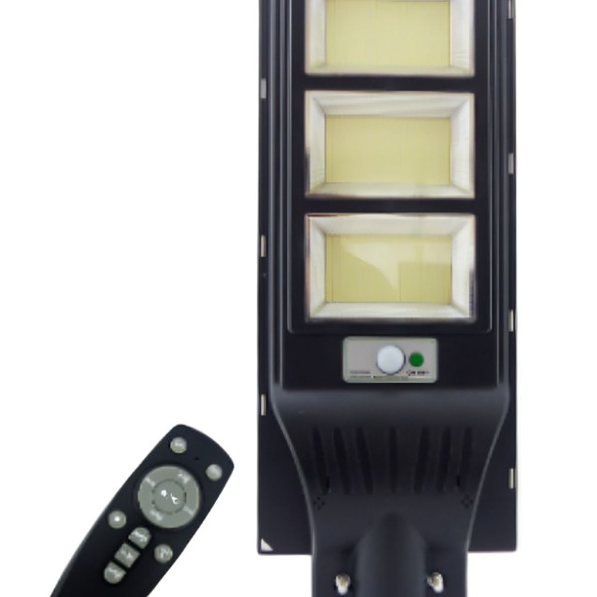 OEM - FOCO PARA POSTE SOLAR 450W CON 3 PLACAS 900 LED