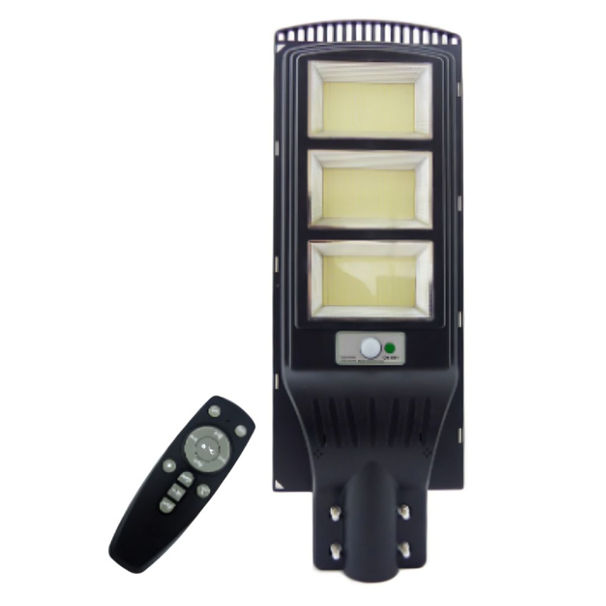 OEM - FOCO PARA POSTE SOLAR 450W CON 3 PLACAS 900 LED