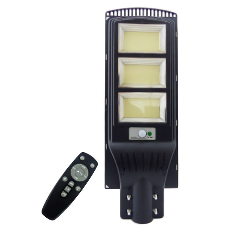 OEM - FOCO PARA POSTE SOLAR 450W CON 3 PLACAS 900 LED