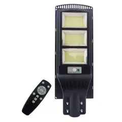 OEM - FOCO PARA POSTE SOLAR 450W CON 3 PLACAS 900 LED