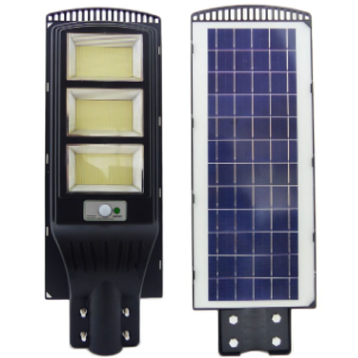 OEM - FOCO PARA POSTE SOLAR 450W CON 3 PLACAS 900 LED