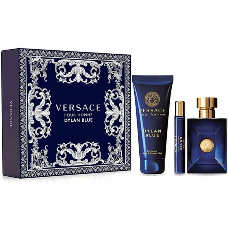 VERSACE - VERSACE DYLAN BLUE MEN EDT 100ML+10ML+SG 150ML