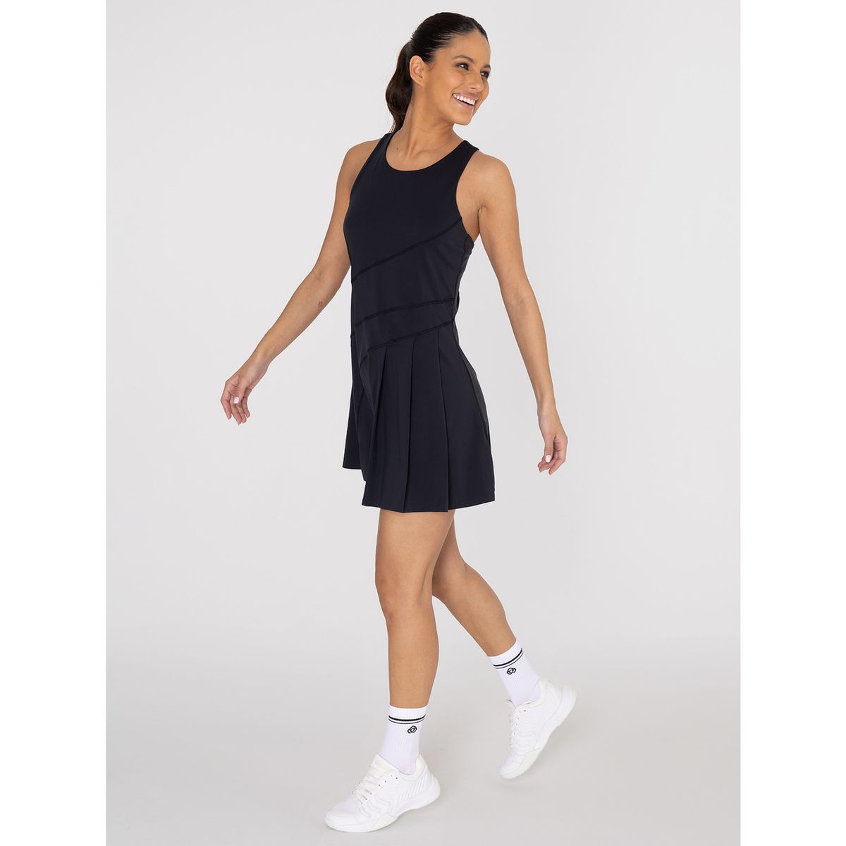 BSOUL - Vestido Pádel/Tenis Mujer Court Dress Negro BSOUL