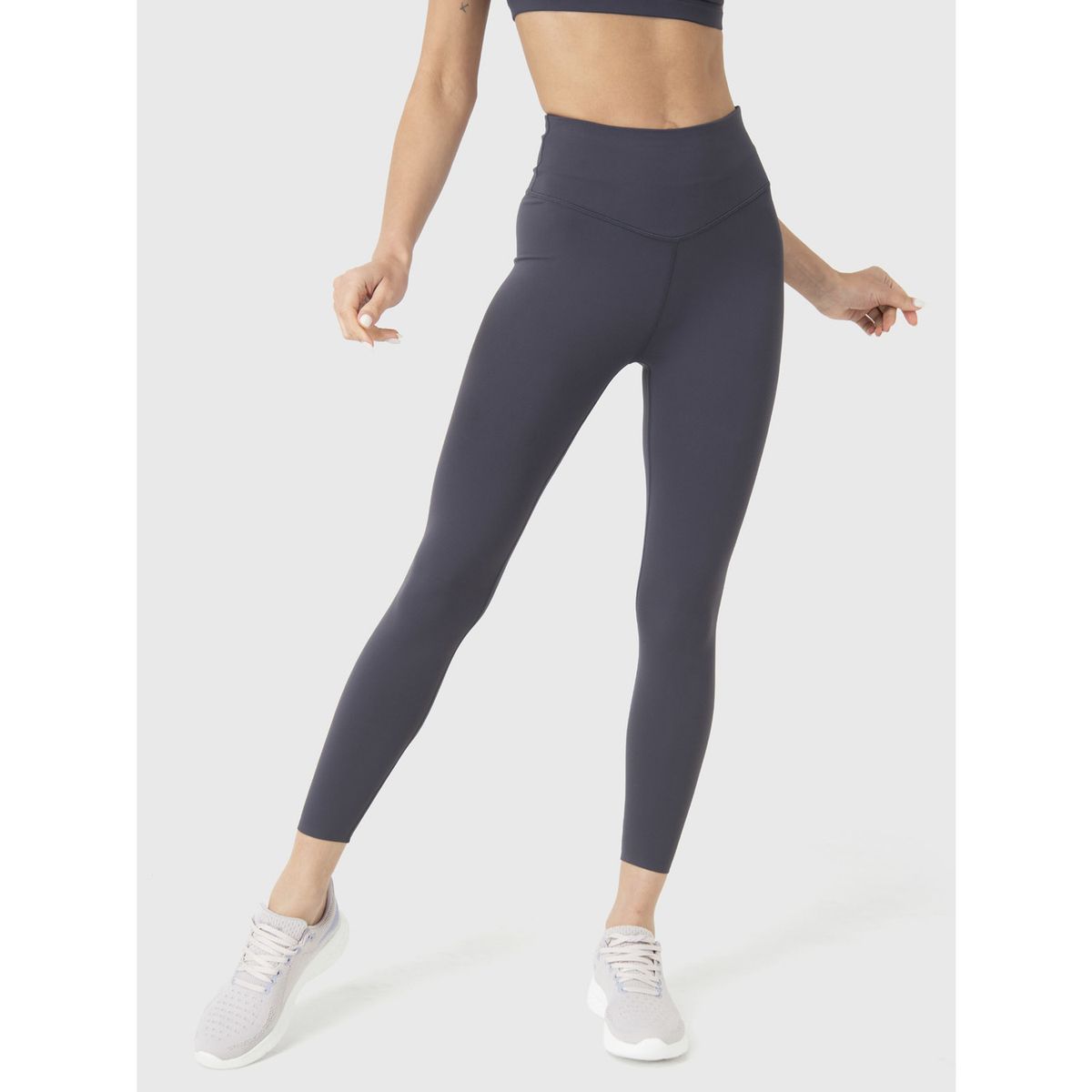 BSOUL - Calza tiro alto Mujer Hr Ankle Emma Gris Oscuro BSOUL