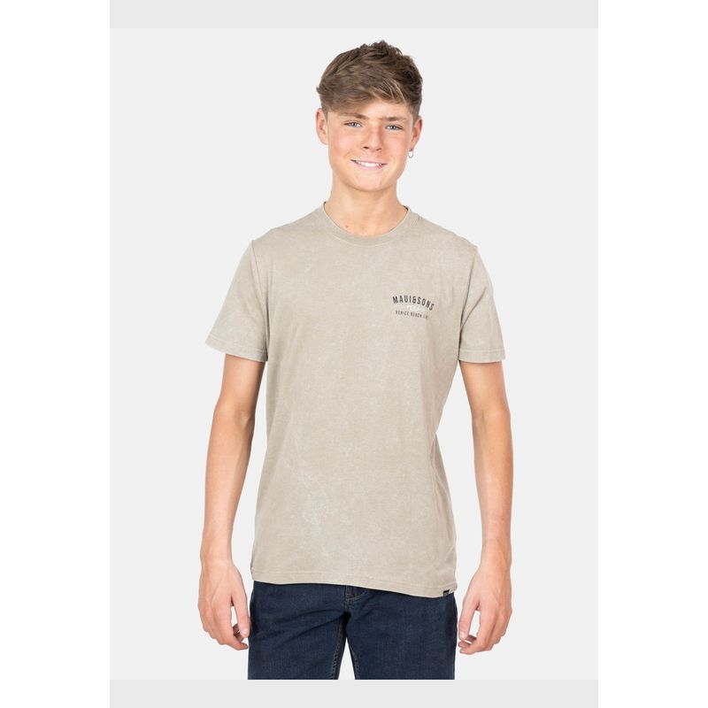MAUI AND SONS - Polera MC To Beach Lax Khaki Infantil Maui And Sons