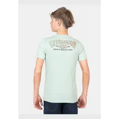 MAUI AND SONS - Polera MC Surfing Island Verde Infantil