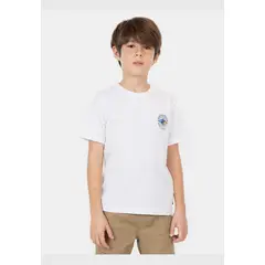 MAUI AND SONS - Polera MC Mini Retro Palms Blanco Niño