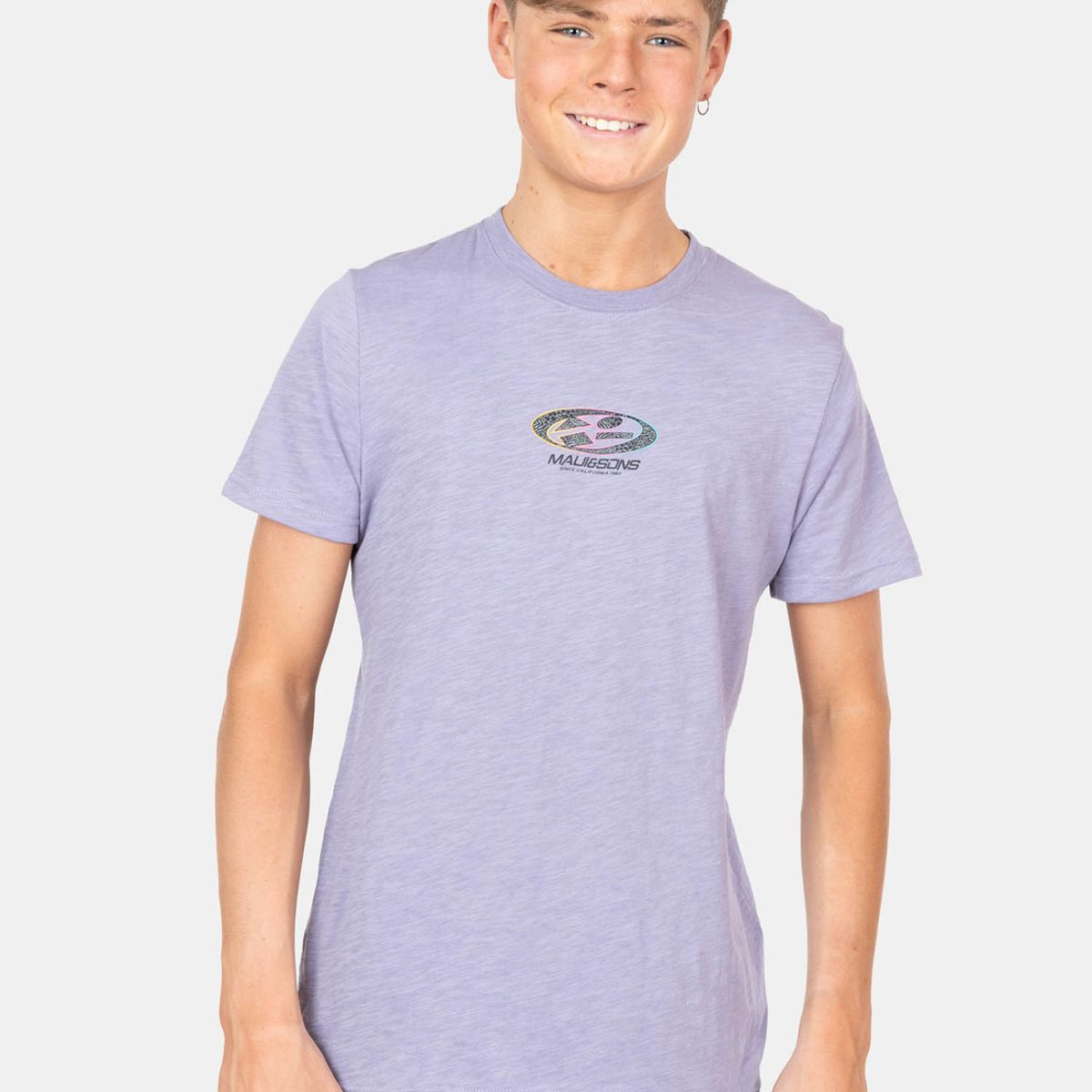 MAUI AND SONS - Polera MC California Ocean Morado Infantil Maui And Sons