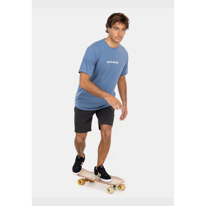 MAUI AND SONS - Polera MC Mel Graphic Celeste Hombre Maui And Sons_.