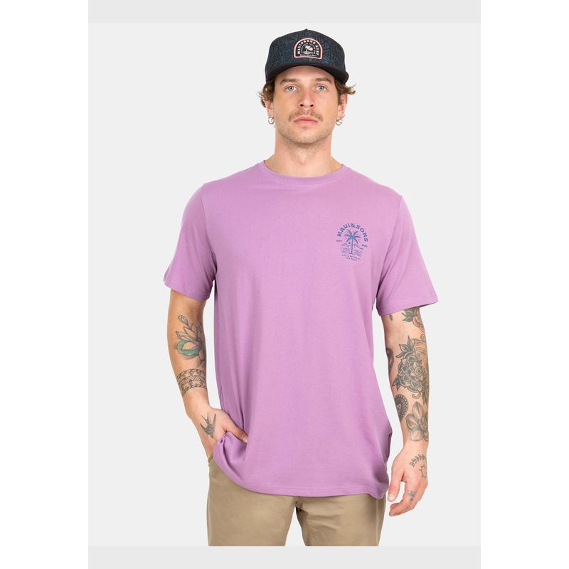 MAUI AND SONS - Polera MC Life Is Better Burdeo Hombre Maui And Sons