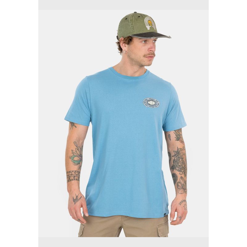 MAUI AND SONS - Polera MC Cosmic Wave Celeste Hombre Maui And Sons
