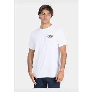 MAUI AND SONS - Polera MC Old School Beach Blanco Hombre