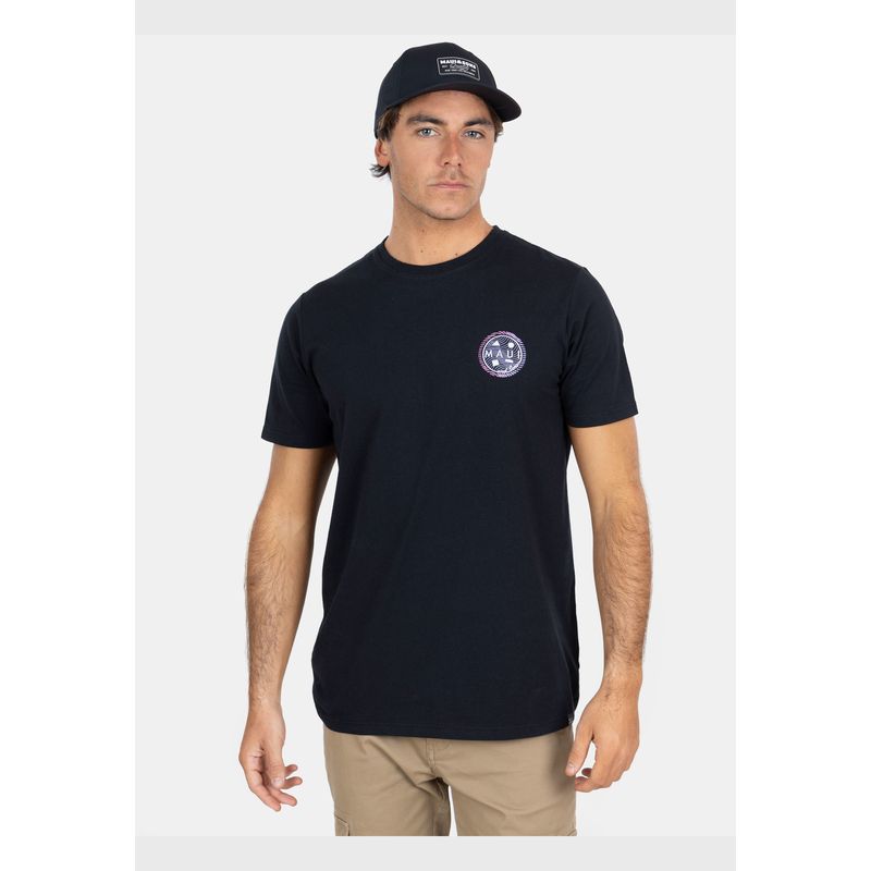 MAUI AND SONS - Polera MC Timeless Tropics Negro Hombre Maui And Sons