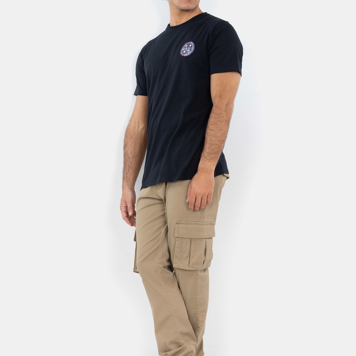 MAUI AND SONS - Polera MC Timeless Tropics Negro Hombre Maui And Sons