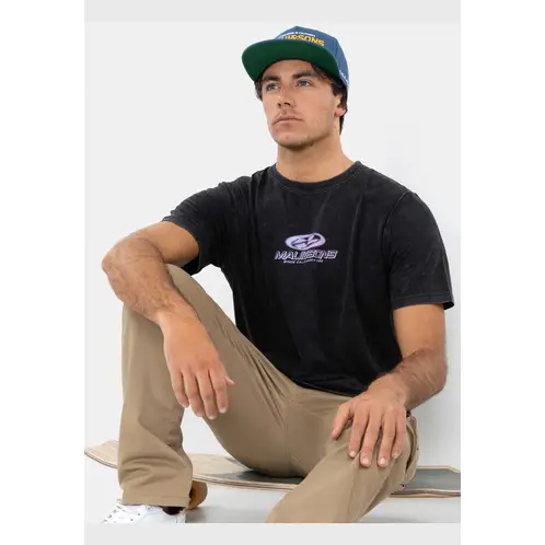 MAUI AND SONS - Polera MC Throwback Tide Negro Hombre