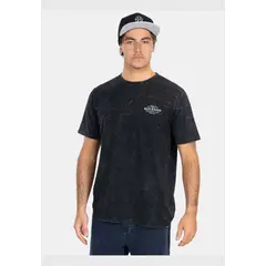 MAUI AND SONS - Polera MC Surf Company Negro Hombre