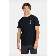 MAUI AND SONS - Polera MC Travelholic Negro Hombre