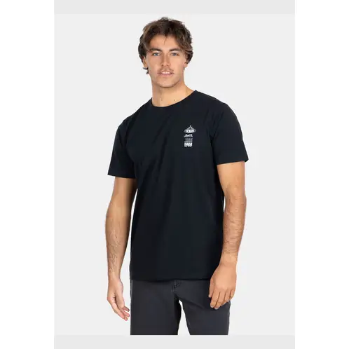 MAUI AND SONS - Polera MC Travelholic Negro Hombre
