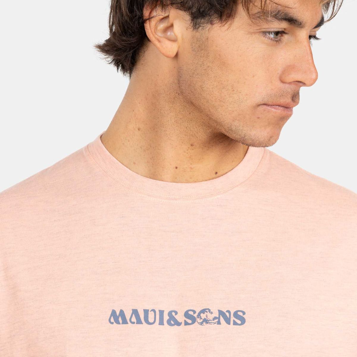 MAUI AND SONS - Polera MC Mel Graphic Naranja Hombre Maui And Sons