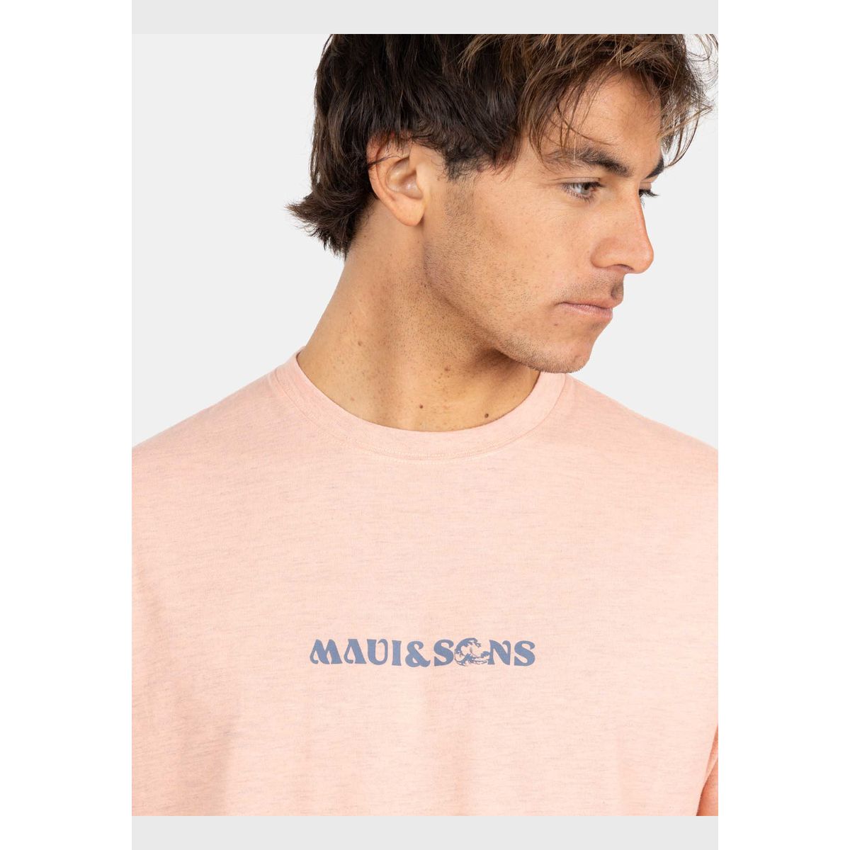 MAUI AND SONS - Polera MC Mel Graphic Naranja Hombre Maui And Sons