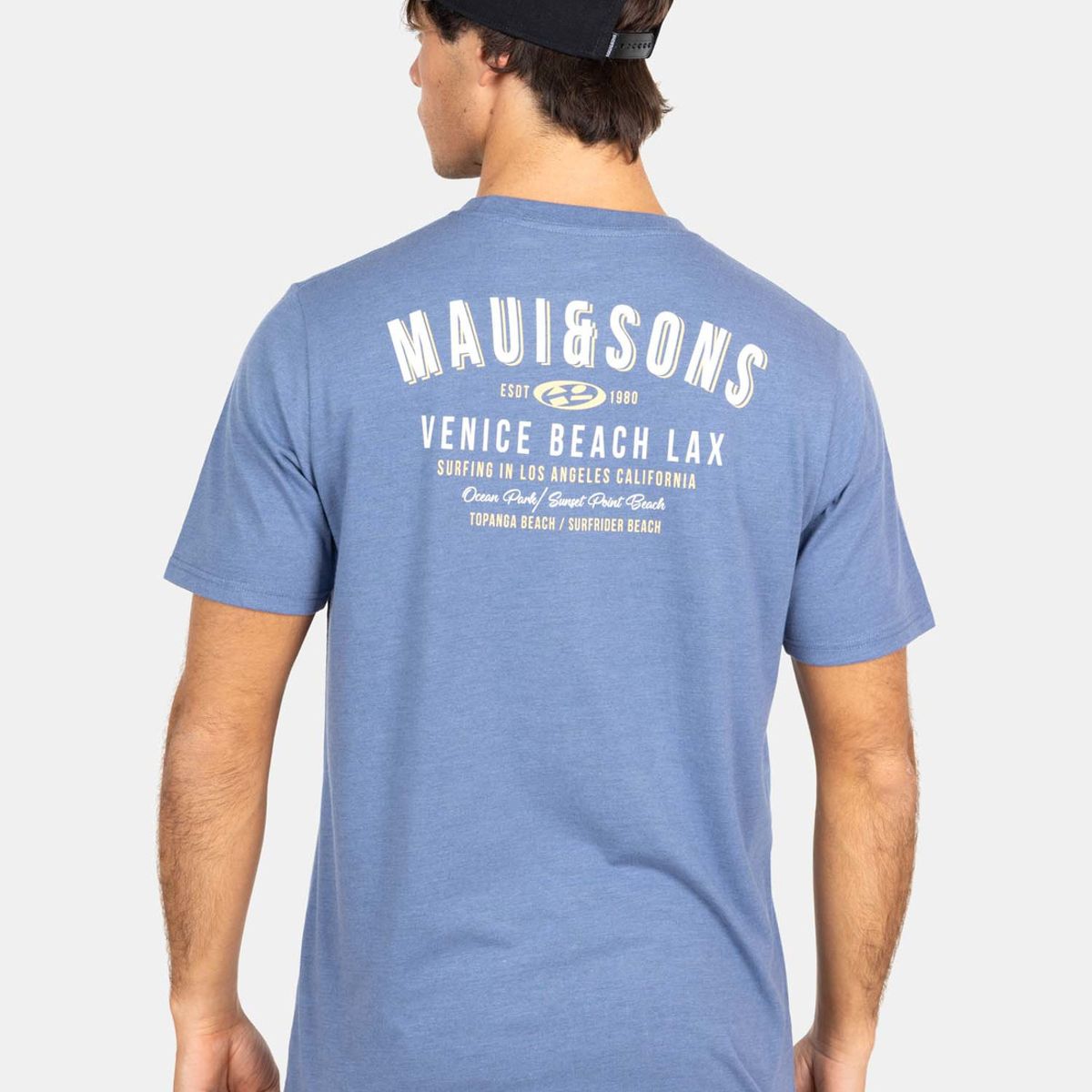 MAUI AND SONS - Polera MC Venice Morado Hombre Maui And Sons