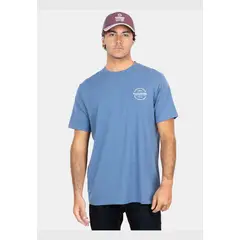 MAUI AND SONS - Polera MC Mel Branded Celeste Hombre