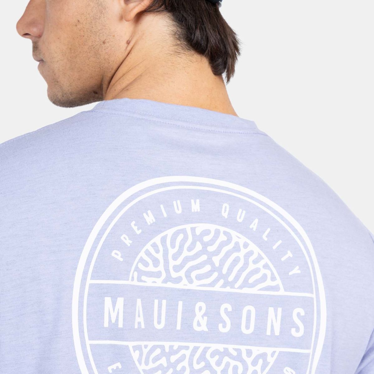 MAUI AND SONS - Polera MC Ocean Mu Morado Hombre Maui And Sons