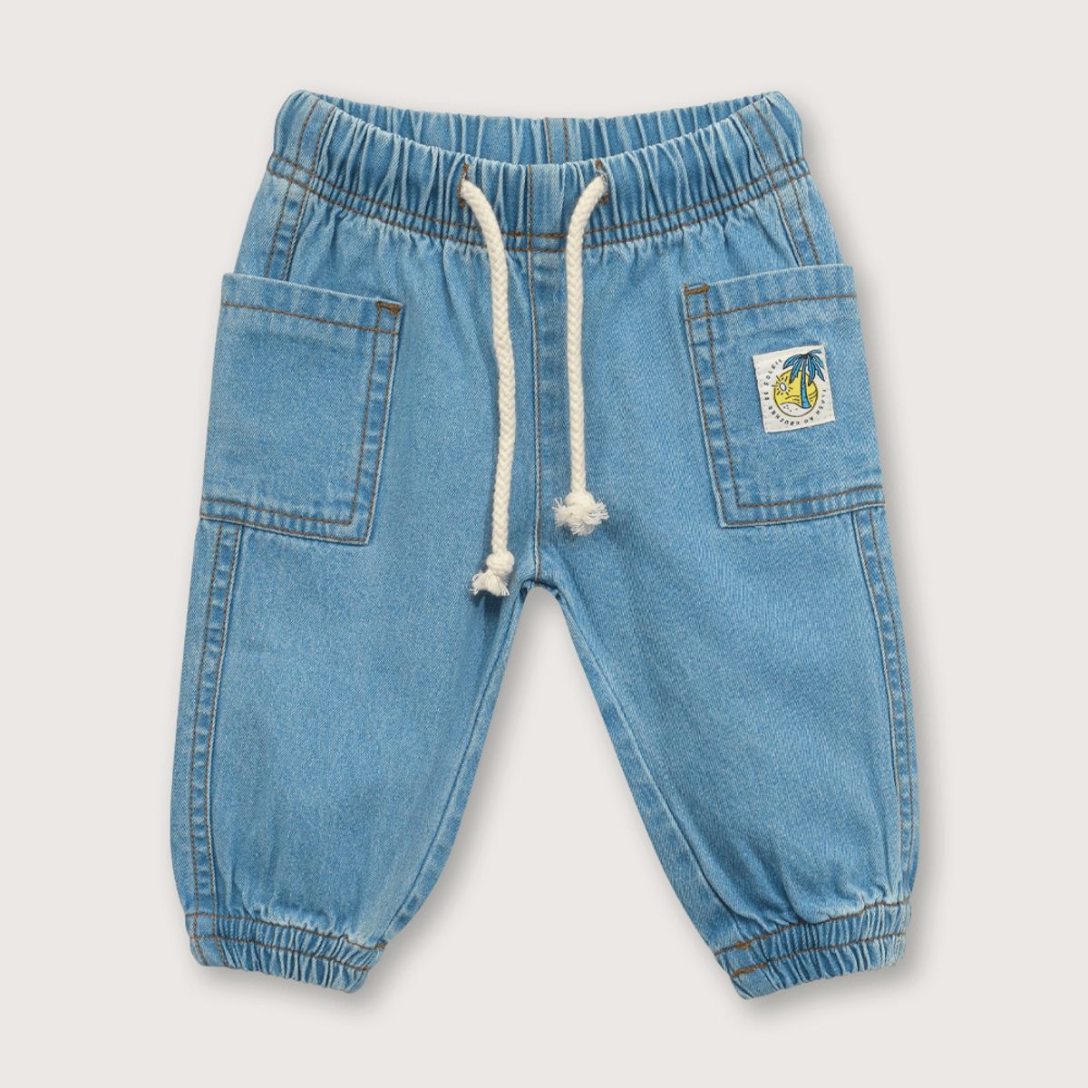 OPALINE - Jeans Bebé niño Azul 39406 Opaline