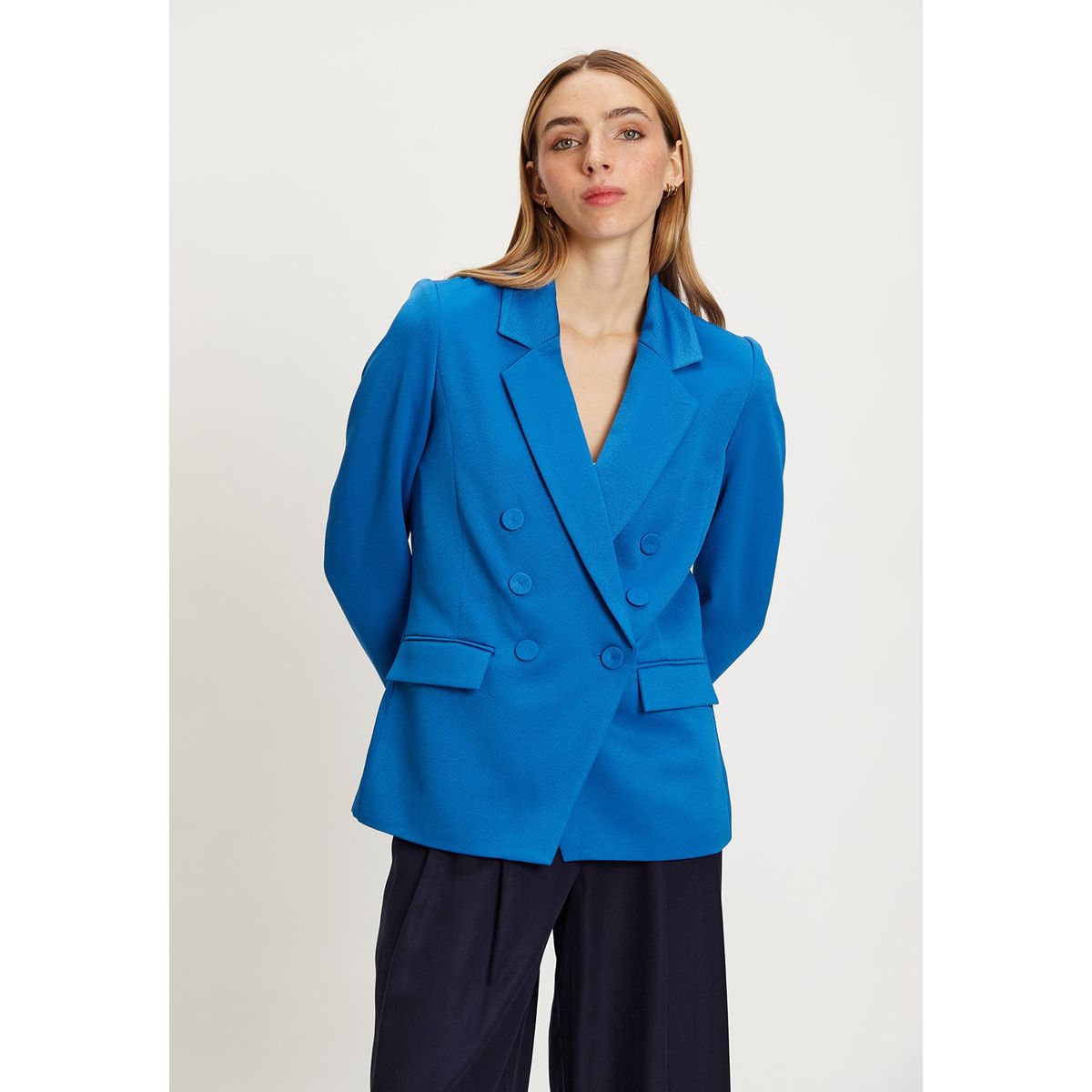 IO - Blazer Azulino Mujer Io