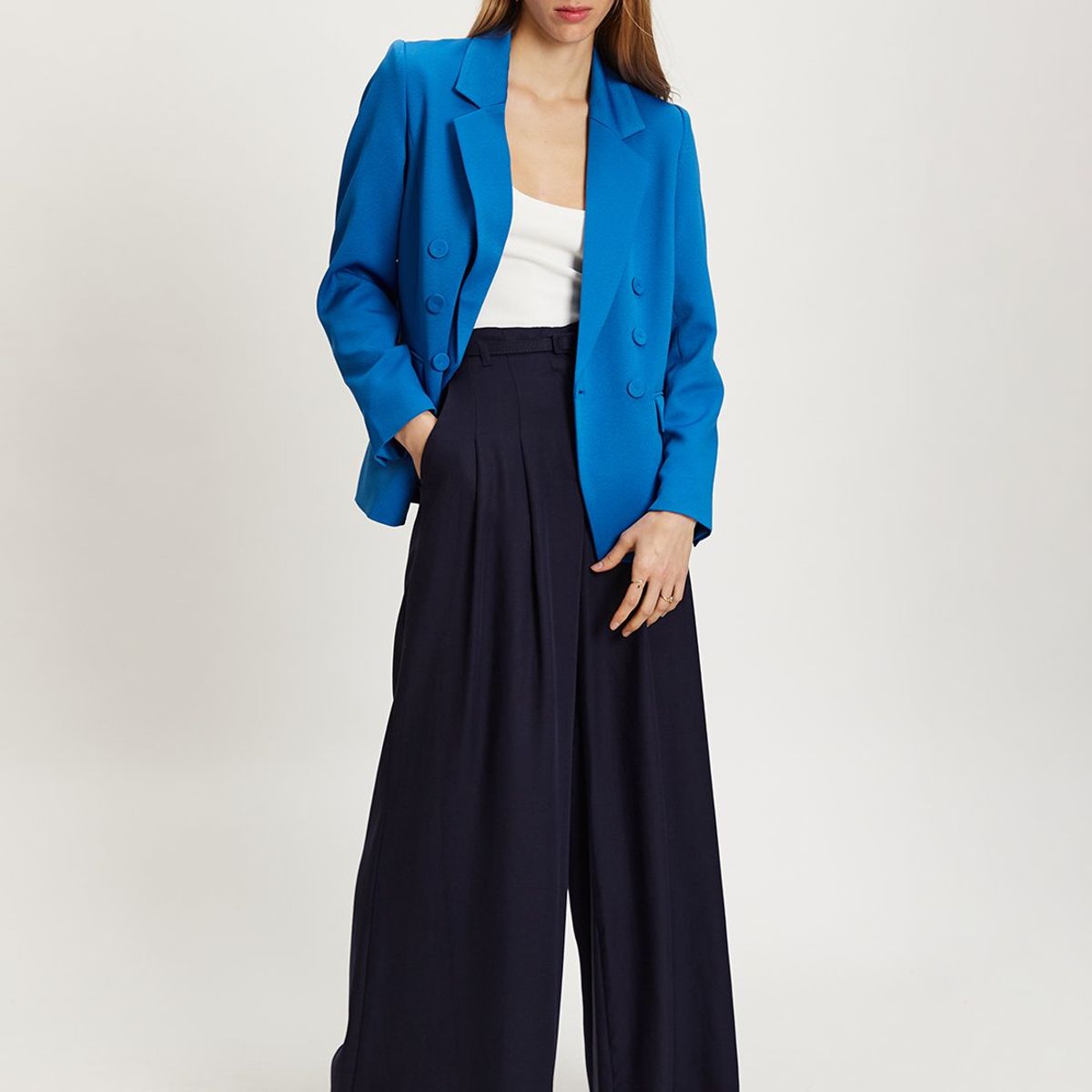 IO - Blazer Azulino Mujer Io