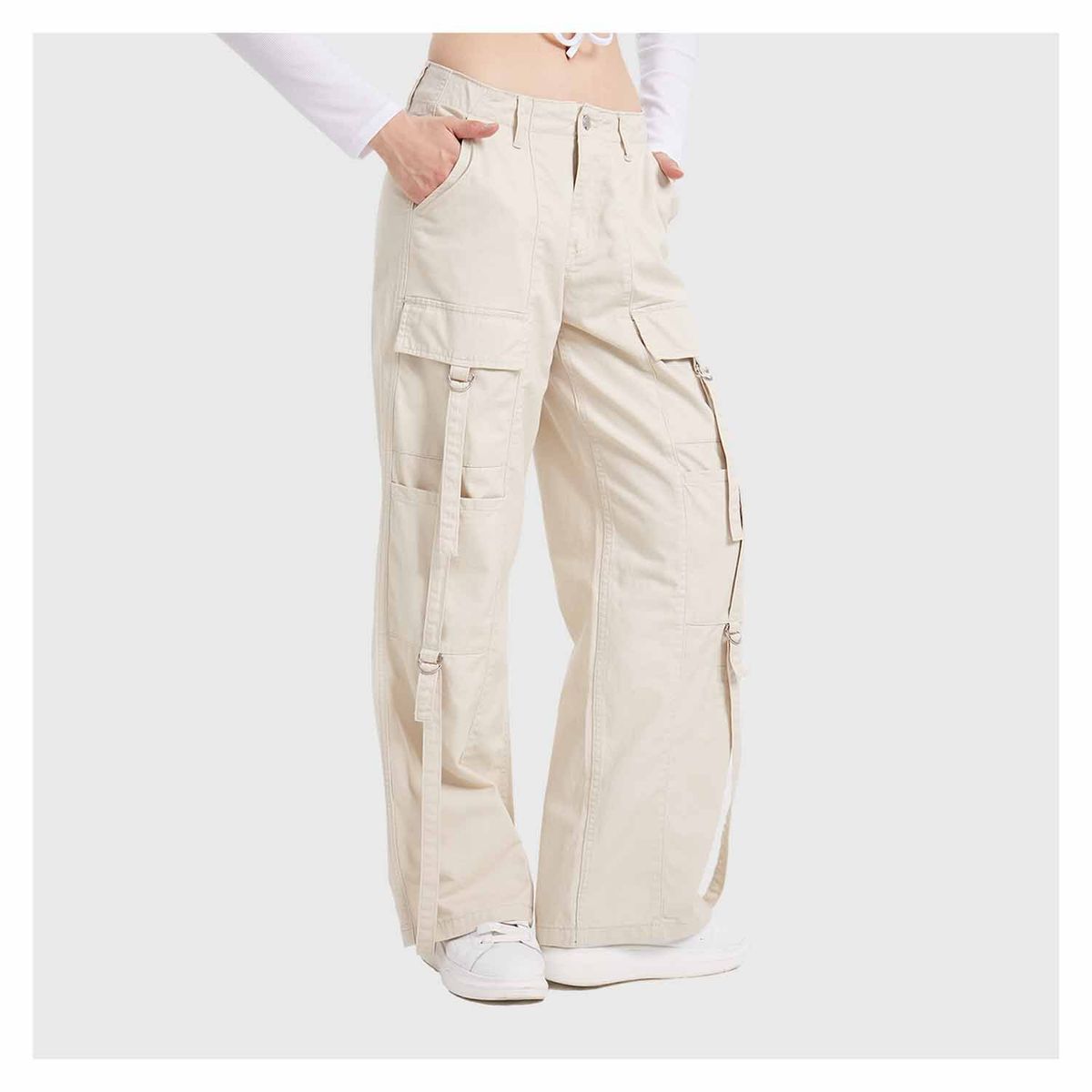 FASHION'S PARK - Jeans Mujer Cargo Recto Arena Fashion's Park