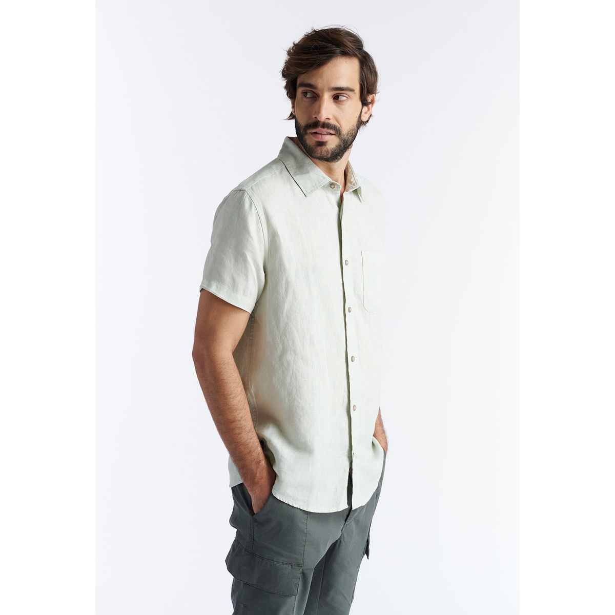 NIMTU - Camisa Carza Verde Nimtu