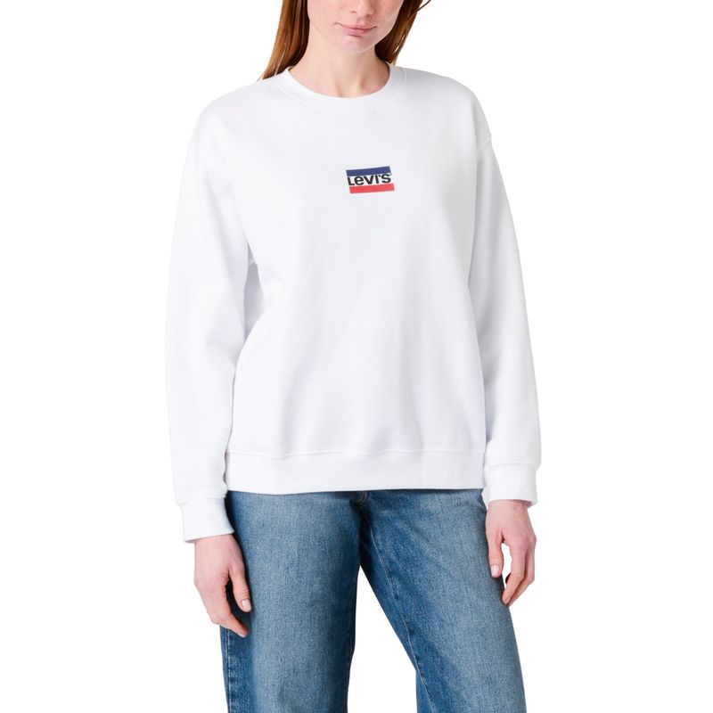 LEVIS - Polerón Mujer Regular Fit Blanco Levis