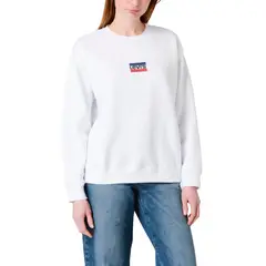 LEVIS - Polerón Mujer Regular Fit Blanco