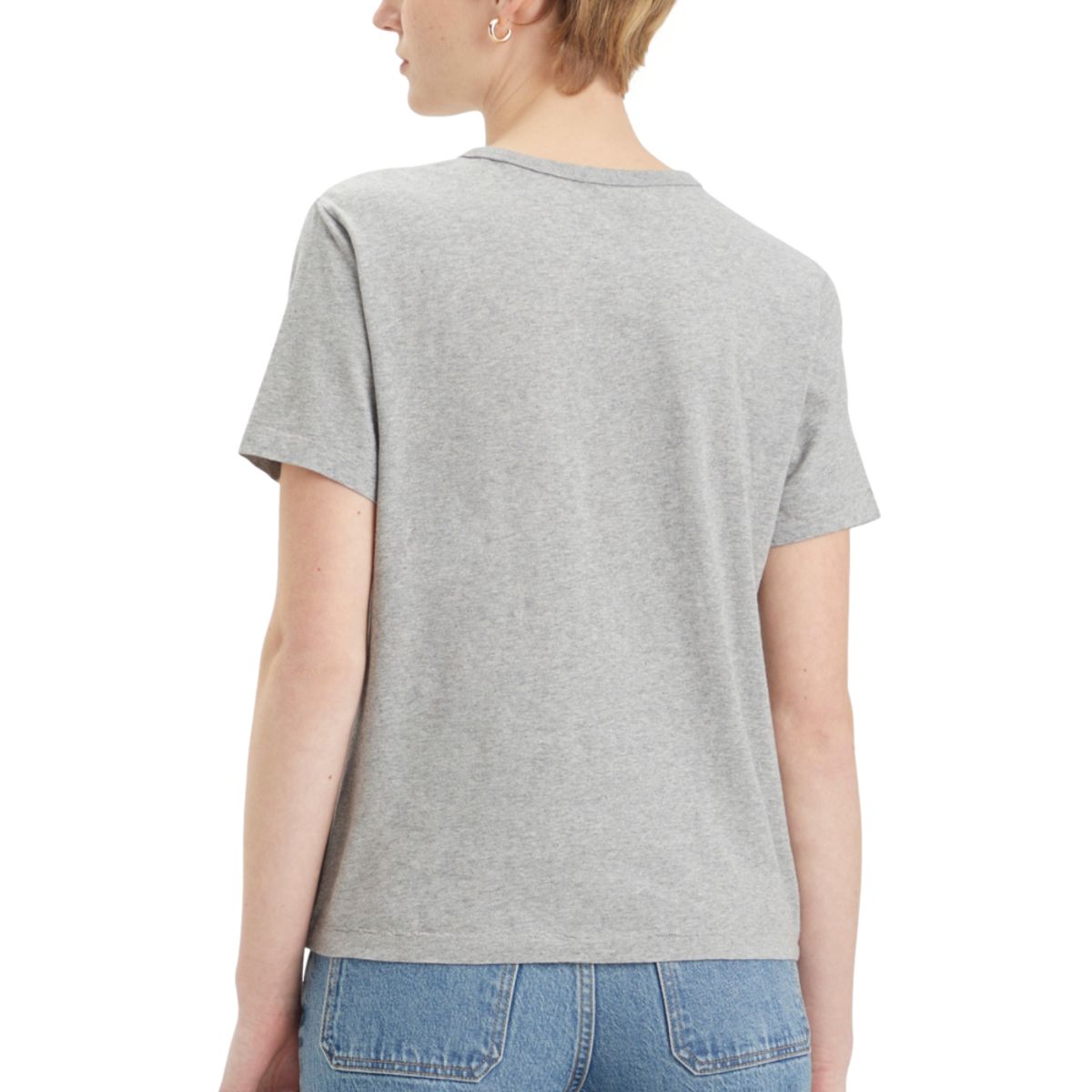 LEVIS - Polera Mujer Regular Fit Gris Levis