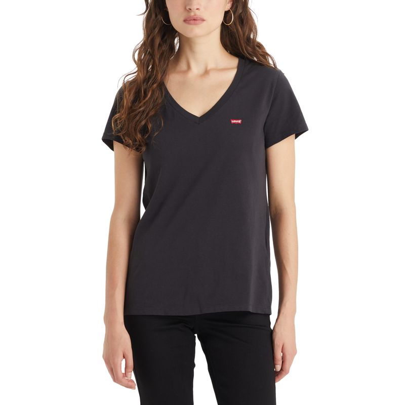 LEVIS - Polera Mujer Regular Fit Negro Levis