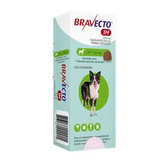MSD - BRAVECTO PERRO 1 MES X 1 TABLETA 10 A 20 KG