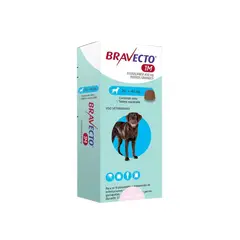 MSD - BRAVECTO PERRO 1 MES X 1 TABLETA 20 A 40 KG