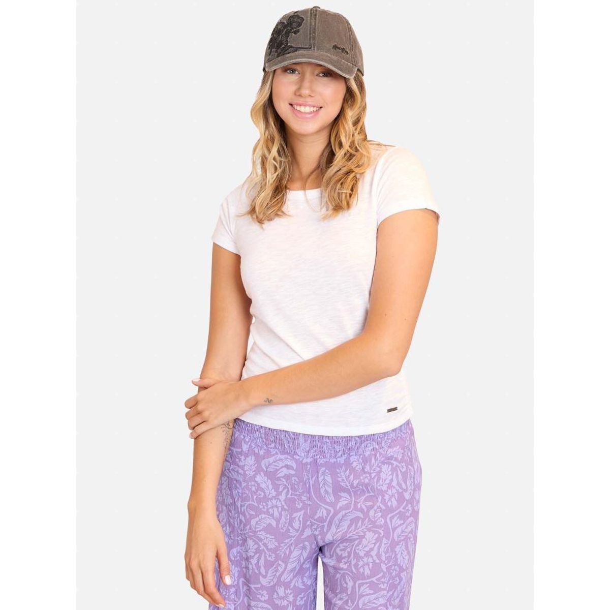 MAUI AND SONS - Polera MC Bondi Short Sleeve Blanco Mujer Maui And Sons