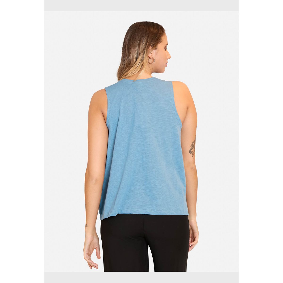 MAUI AND SONS - Polera MC Forever Trusting Celeste Mujer Maui And Sons